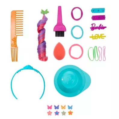 Barbie. Gowa do stylizacji Krcone wosy HMD79 Mattel