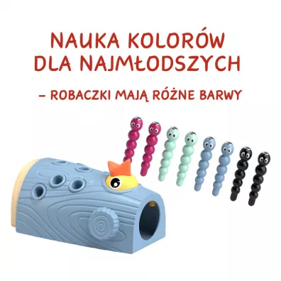 Gra zr�czno�ciowa Nakarm Ptaszka Z�ap Robaczka – 24 m+ Top Bright