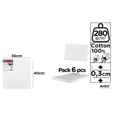 Artix Tablica malarska 30x40x0,3cm 280G/m2