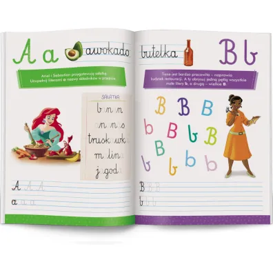 Disney uczy mix Elementarz �wiczenia Litery USL-9303