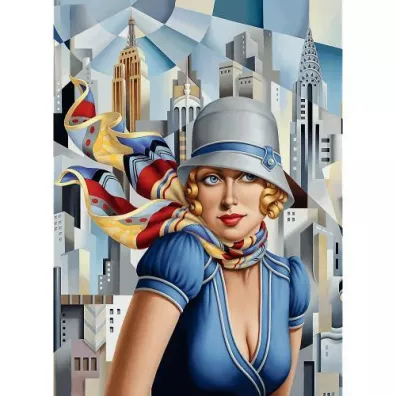 Puzzle drewniane 200 el. Lato w Mie�cie Trefl