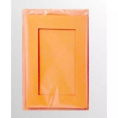 Galeria Hobby Karty passepartout prostok�t pomara�cz 10.5x15cm