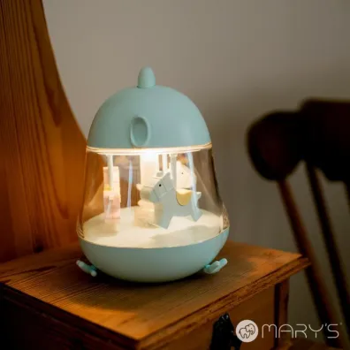 Marys MARY S pozytywka lampka nocna LED RGB niebieska