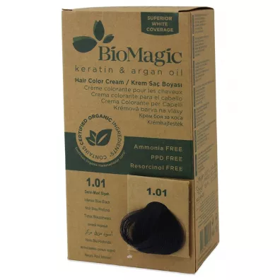 Biomagic Farba do w�os�w intensywna niebieska czer� (1.01) 250 g