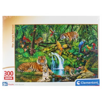Puzzle 300 Super The Jungle Retreat Clementoni