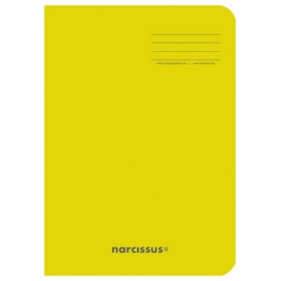 Narcissus Zeszyt A4 PP Yellow kratka 60 kartek 4 szt.