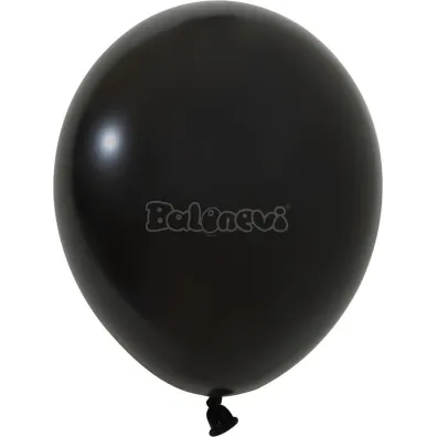 GoParty Balony lateksowe Pastel czarne 25cm 100 szt