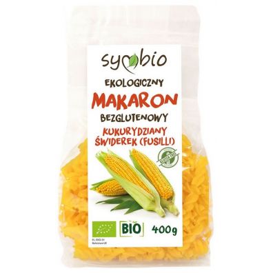 Symbio Makaron kukurydziany świderek bezglutenowy 400 g Bio