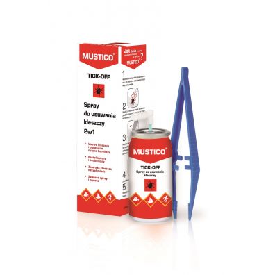 Mustico Tick-Off spray do bezpiecznego usuwania kleszczy 2w1 8 ml