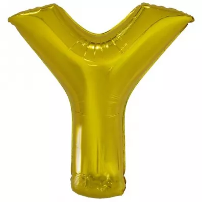 Amscan Balon foliowy litera Y z�ota 76x86cm
