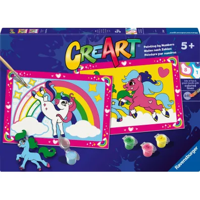 Malowanie po numerach CreArt - Fairy Ponies Ravensburger
