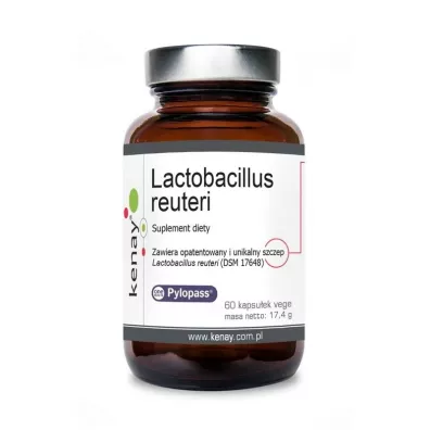 Kenay Lactobacillus reuteri Pylopass Suplement diety 60 kaps.