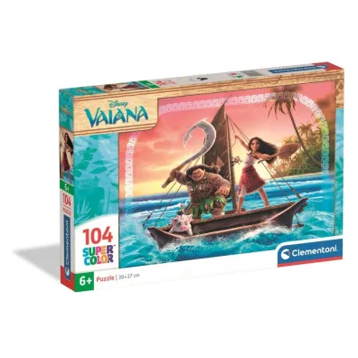Puzzle 104 Super Color Disney Vaiana 2 Clementoni
