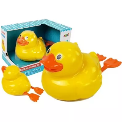 Kaczka do k�pieli na baterie 18cm LeanToys