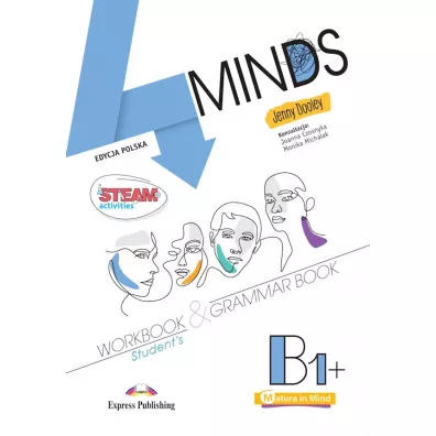 4 Minds B1+. Zeszyt �wicze� papierowy (wersja dla ucznia) + DigiBook (kod) - Jenny Dooley