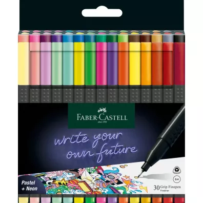 Faber-Castell Cienkopisy Grip 30 szt.