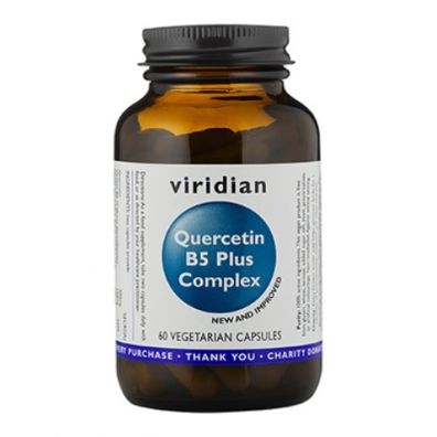 Viridian Kwercetyna B5 Plus Kompleks - suplement diety 60 kaps.
