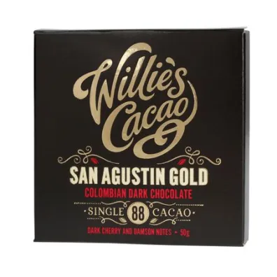 Willies Cacao Czekolada 88% San Agustin Gold Kolumbia 50 g