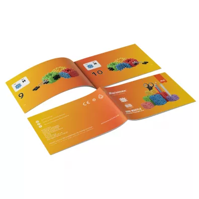 Klocki konstrukcyjne Mini Waffle 70 element�w Przybornik MARIOINEX 905746