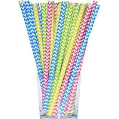 S�omki papierowe shake ��te 8mm 10 szt.