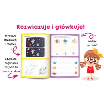 Quiz dla 4-latka. Ksika z naklejkami. Kapitan Nauka