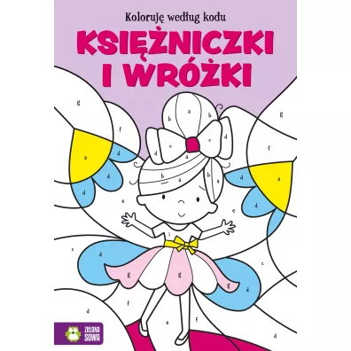 Koloruj� wed�ug kodu. Ksi�niczki i wr�ki