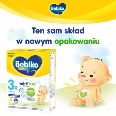 Bebiko Junior 3R Odywcza formua na bazie mleka dla dzieci powyej 1. roku ycia 600 g