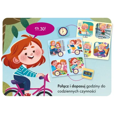 Gra w zegar. Kt�ra to godzina? Tik, tak, zegar do zabawy daje znak! Edgard