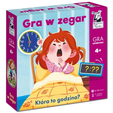 Gra w zegar. Kt�ra to godzina? Tik, tak, zegar do zabawy daje znak! Edgard