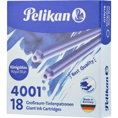 Pelikan Naboje atramentowe d�ugie niebieskie 18 szt.