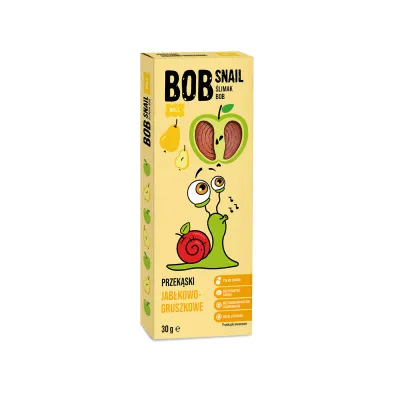 Bob Snail Przek�ska jab�kowo-gruszkowa bez dodatku cukru 30 g