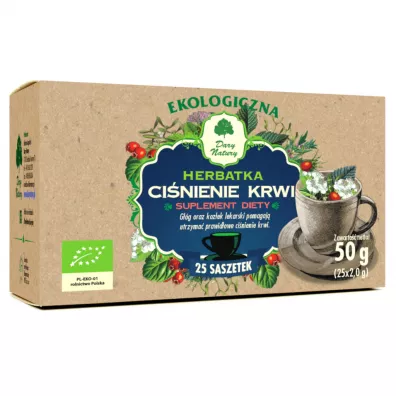 Dary Natury Herbatka Cinienie krwi 25 x 2 g Bio
