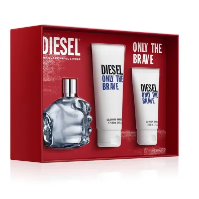 Diesel SET  Only the Brave for Man EDT spray  + SHOWER GEL  + SHOWER GEL 75 ml