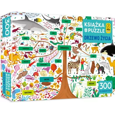 Ksi��ka i puzzle 300 el. Drzewo �ycia Wilga Play - Alice James