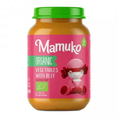 Mamuko Organiczny Obiadek Warzywa z Woowin od 6 miesica 190 g Bio