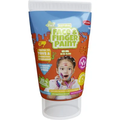 Boti Farba do malowania palcami - pomara�czowa 65ml