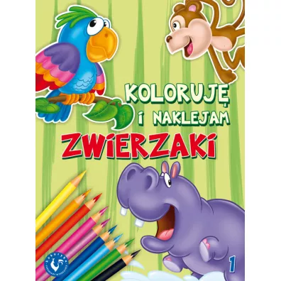 Koloruj� i naklejam zwierzaki 1