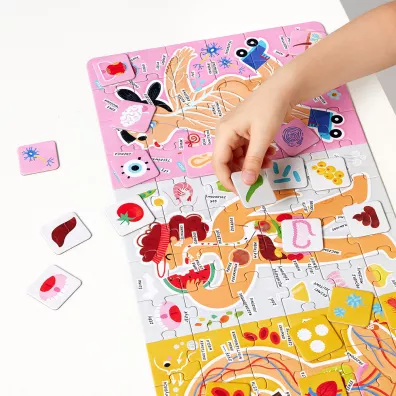 CzuCzu. Puzzle 96 el. Tak dziaa moje ciao Bright Junior Media