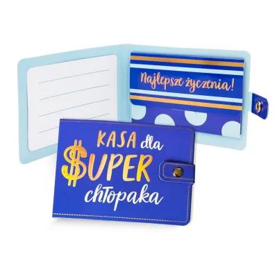 Kukartka Portfelik Kasa dla super ch�opaka