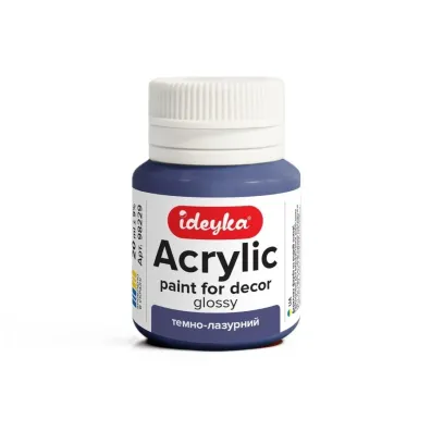 Ideyka Farba akrylowa ciemnoniebieska 20ml