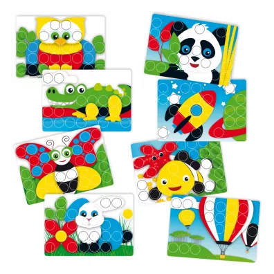 Mozaika Pixel Junior Basic Panda Quercetti