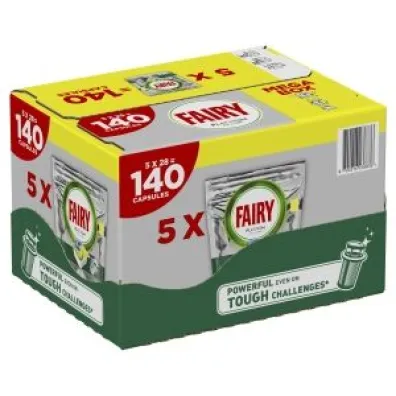 Fairy Platinum Cytryna Kapsu�ki do zmywarki All In One 140 szt.