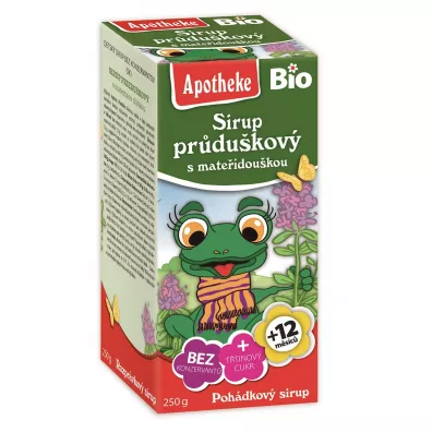 Apotheke Syrop dla dzieci z tymianku i dzikiej ry 250 g Bio