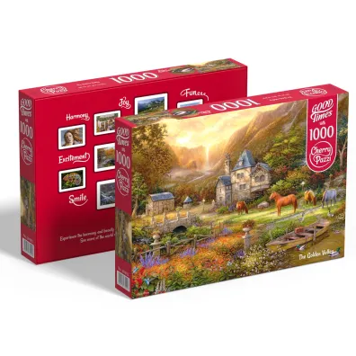 Puzzle 1000 el. The Golden Valley CherryPazzi