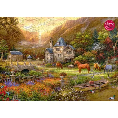 Puzzle 1000 el. The Golden Valley CherryPazzi