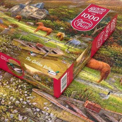 Puzzle 1000 el. The Golden Valley CherryPazzi