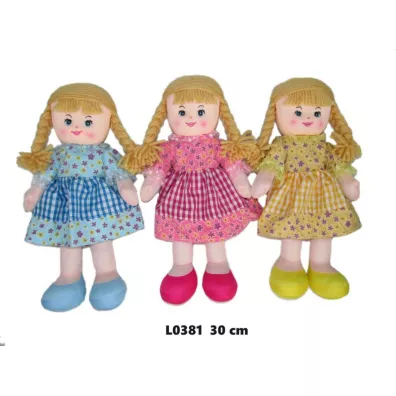 Lalka pluszowa 30cm L0381 1szt.mix Sun-Day