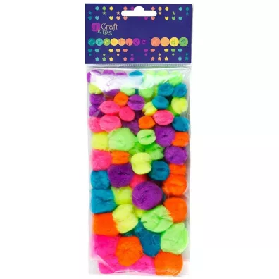 Dalprint Pompony akrylowe neon 78 szt.