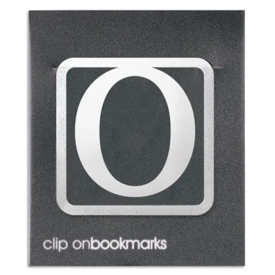 If Metalowa zak�adka - Litera O Clip-on