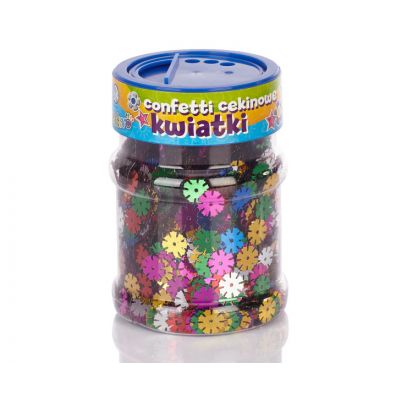 Astra Confetti cekinowe kwiatki - mix kolorów 100 g